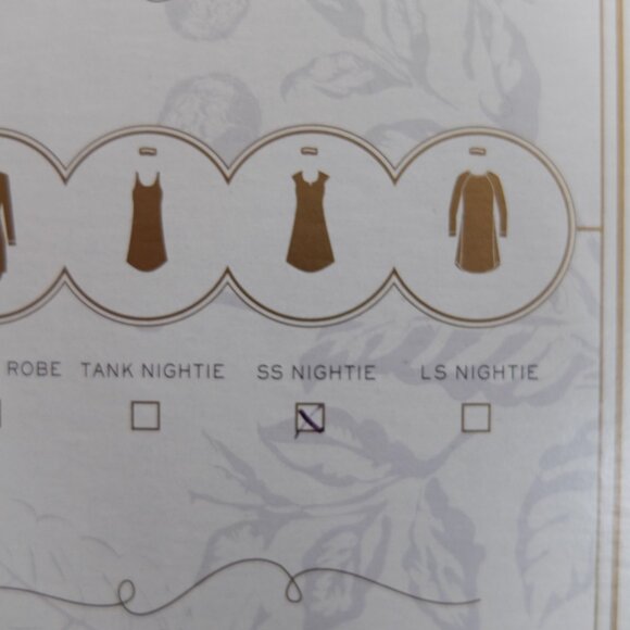 Thisisj Bamboo Jammers - Short Sleeve Nightie - Size XS - Picture 6 of 8